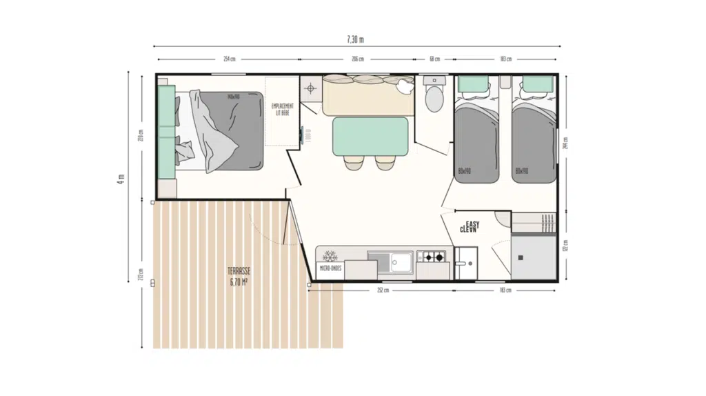 vente de mobil-homes neufs IRM en Isère et en région Auvergne-Rhône-Alpes